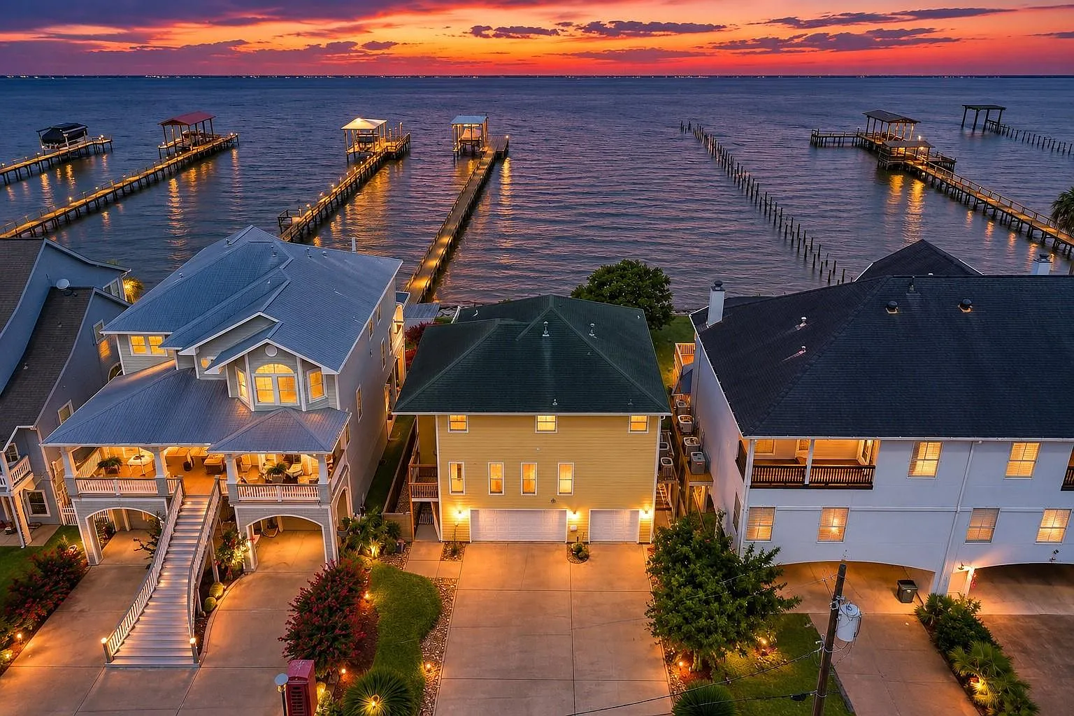 Waterfront at Dusk · Clear Lake / Kemah